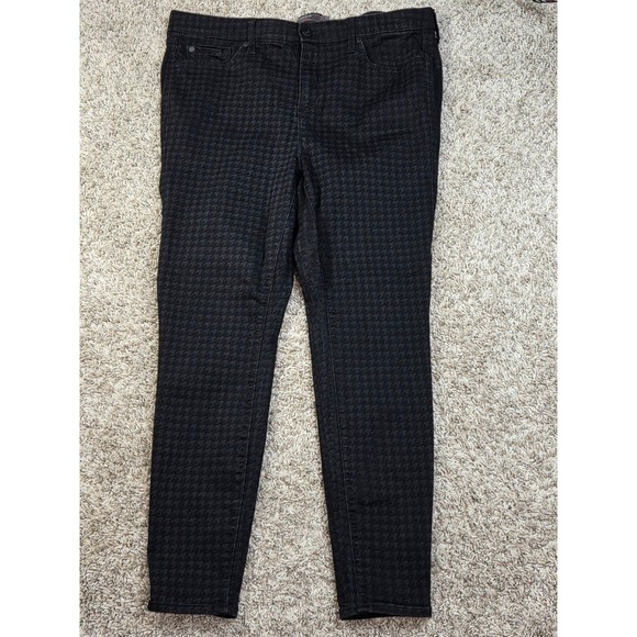 torrid Pants - Torrid Sky High Skinny Jeans 16R Black Houndstone Print Super Soft